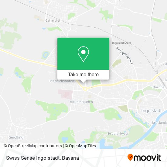 Swiss Sense Ingolstadt map