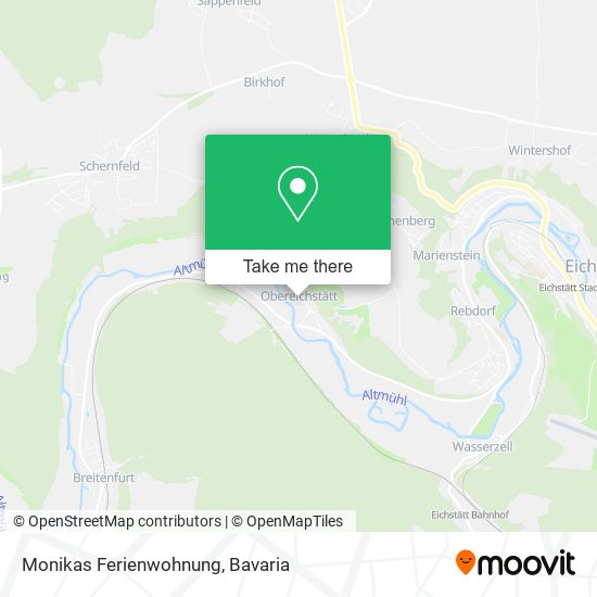 Monikas Ferienwohnung map