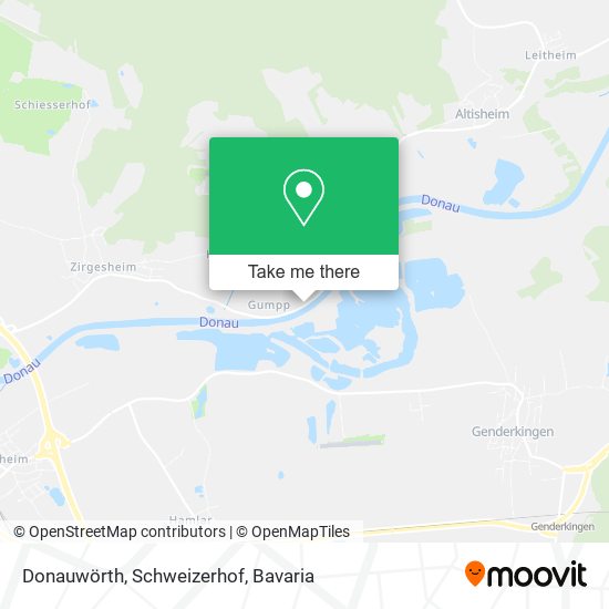 Donauwörth, Schweizerhof map