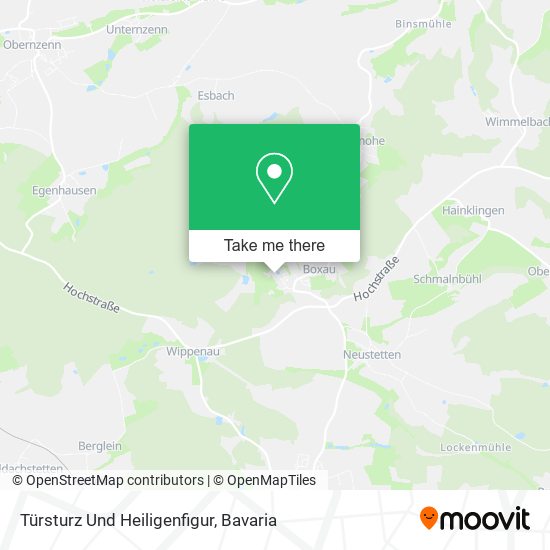 Türsturz Und Heiligenfigur map