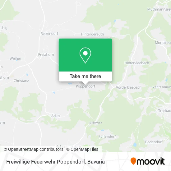 Карта Freiwillige Feuerwehr Poppendorf
