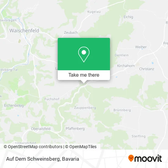 Карта Auf Dem Schweinsberg
