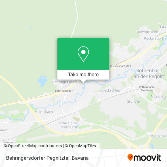 Behringersdorfer Pegnitztal map