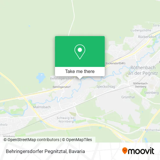Карта Behringersdorfer Pegnitztal