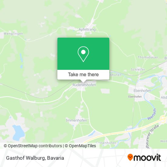 Gasthof Walburg map