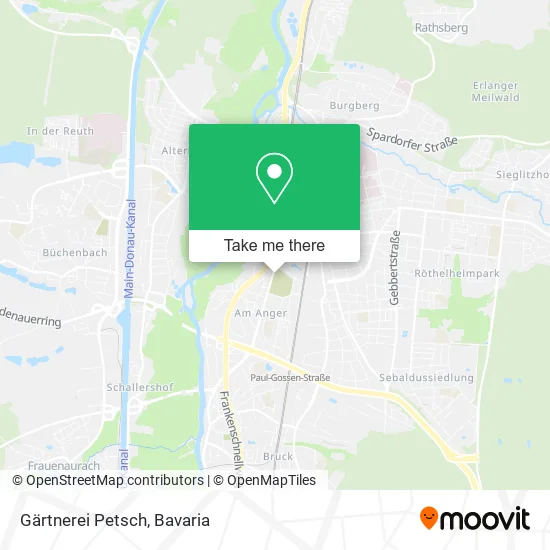 Карта Gärtnerei Petsch