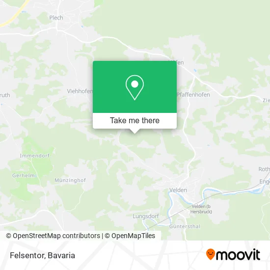 Карта Felsentor