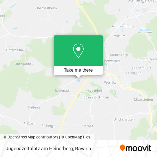 Карта Jugendzeltplatz am Heinerberg