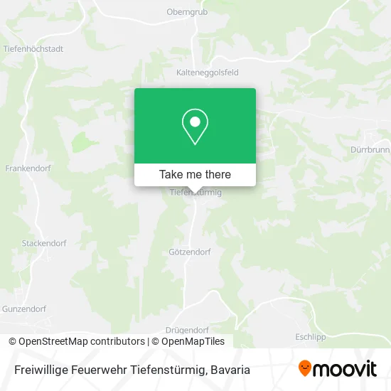 Карта Freiwillige Feuerwehr Tiefenstürmig