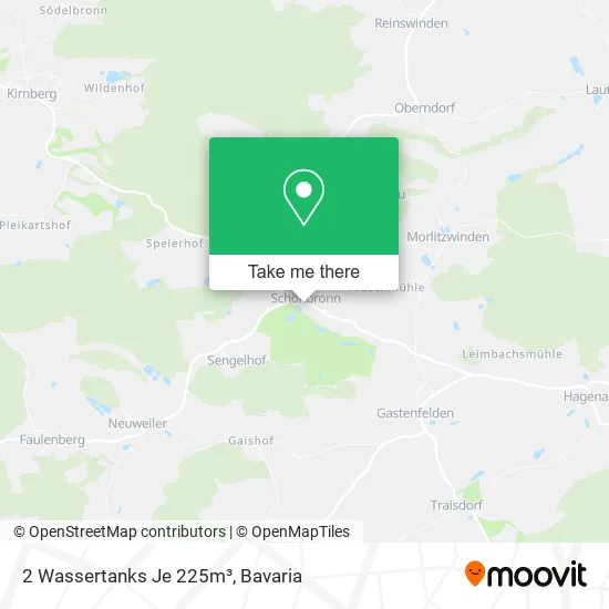 Карта 2 Wassertanks Je 225m³