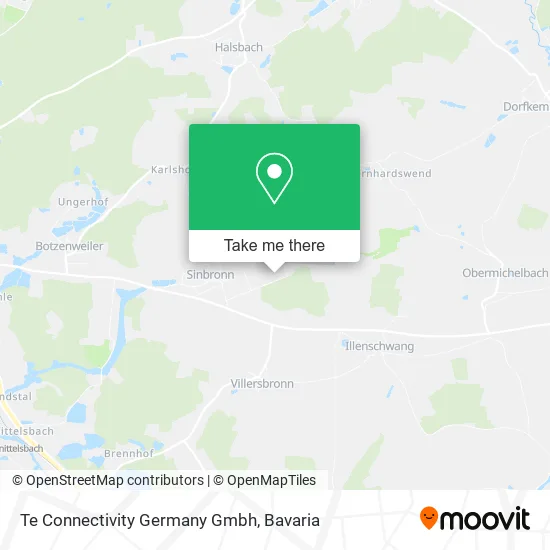 Карта Te Connectivity Germany Gmbh