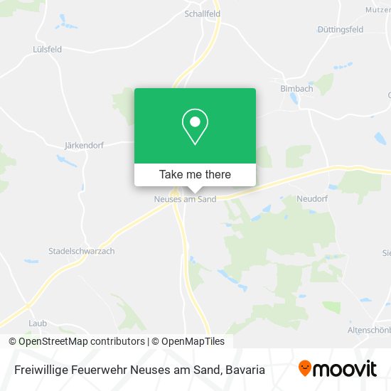 Карта Freiwillige Feuerwehr Neuses am Sand