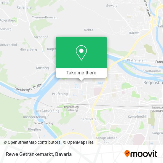 Карта Rewe Getränkemarkt