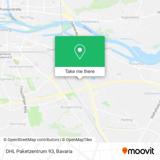 Карта DHL Paketzentrum 93