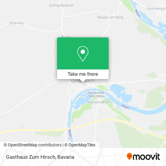 Карта Gasthaus Zum Hirsch