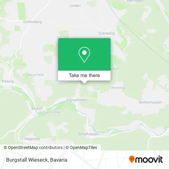 Карта Burgstall Wieseck