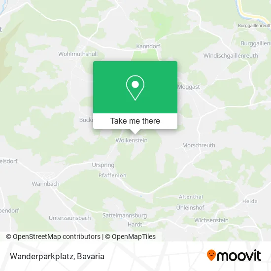 Wanderparkplatz map