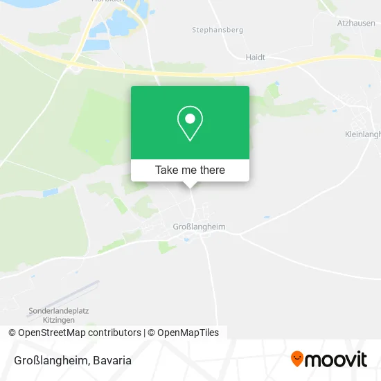 Карта Großlangheim