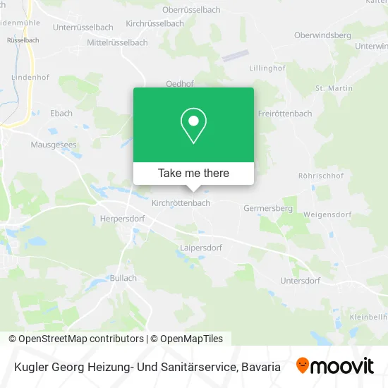 Карта Kugler Georg Heizung- Und Sanitärservice