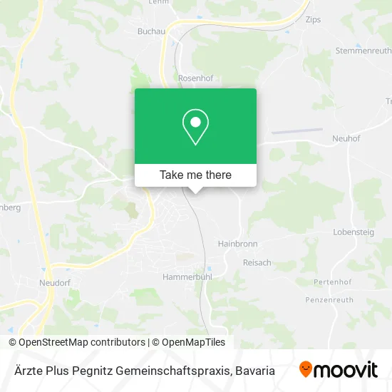 Карта Ärzte Plus Pegnitz Gemeinschaftspraxis