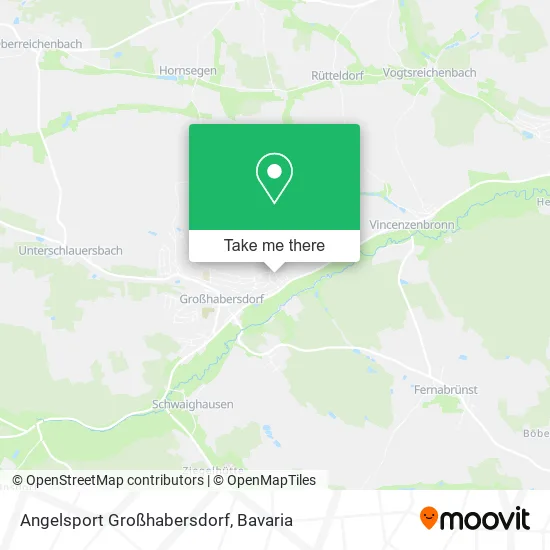 Карта Angelsport Großhabersdorf