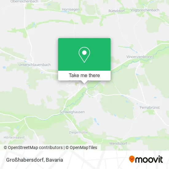 Карта Großhabersdorf
