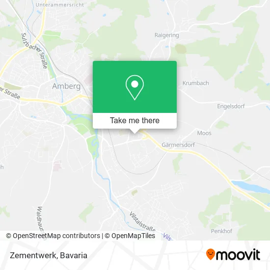 Карта Zementwerk