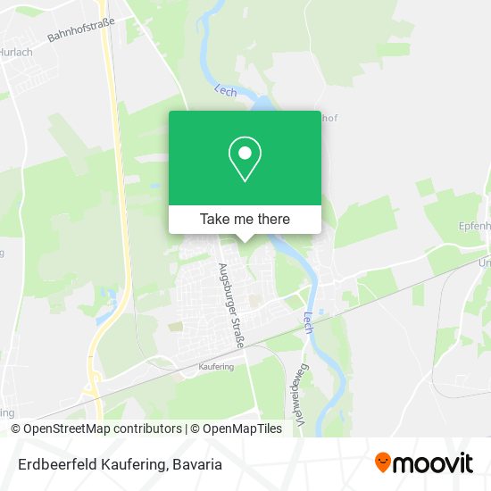 Erdbeerfeld Kaufering map