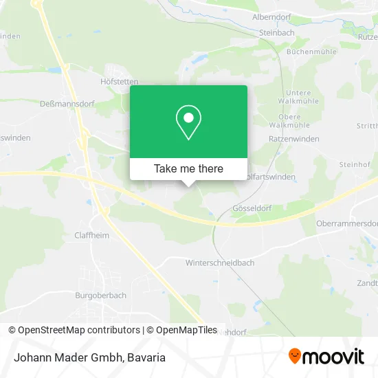 Карта Johann Mader Gmbh