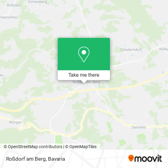 Карта Roßdorf am Berg