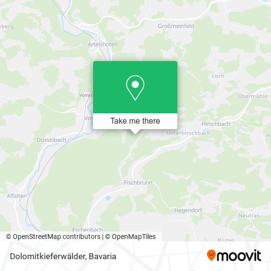 Карта Dolomitkieferwälder