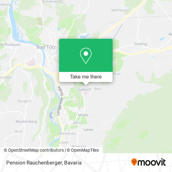 Карта Pension Rauchenberger