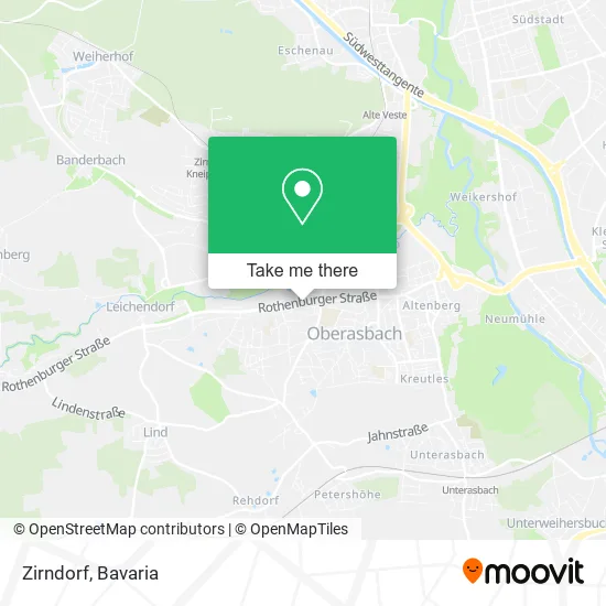Карта Zirndorf