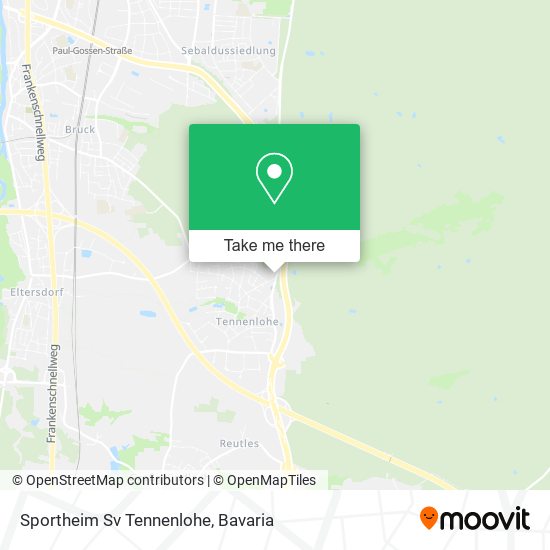Sportheim Sv Tennenlohe map