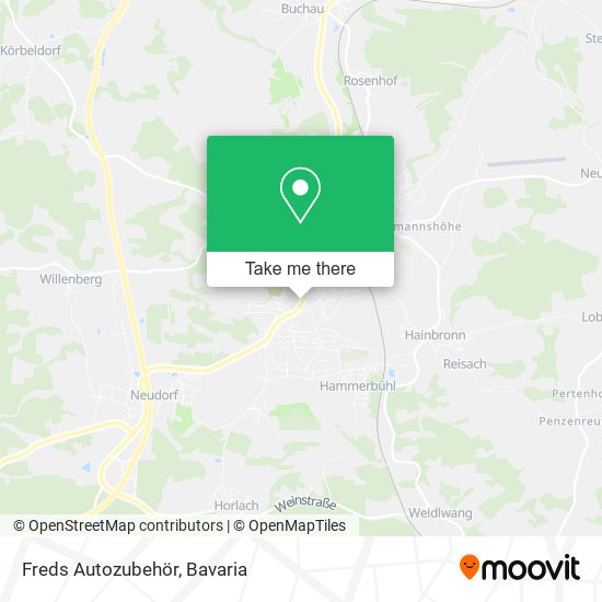 Freds Autozubehör map