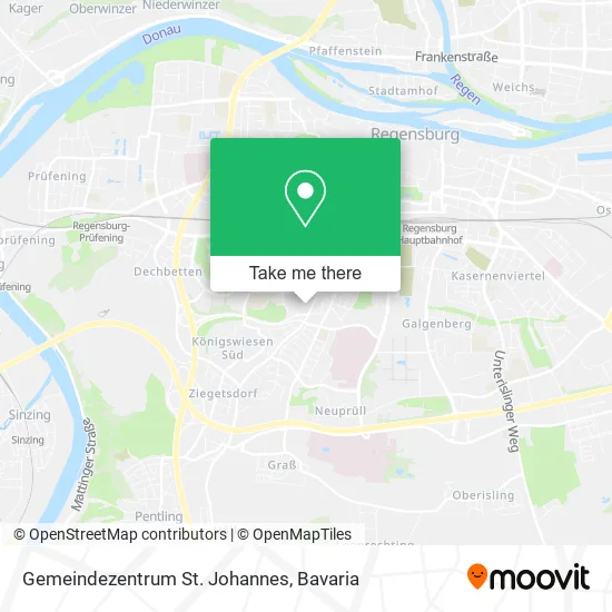 Карта Gemeindezentrum St. Johannes