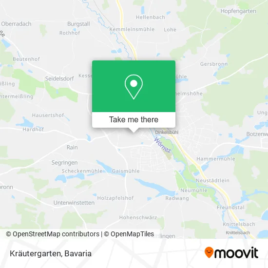 Карта Kräutergarten