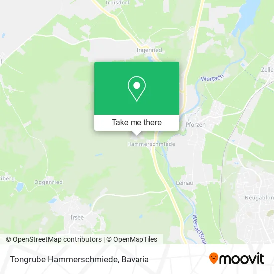 Карта Tongrube Hammerschmiede