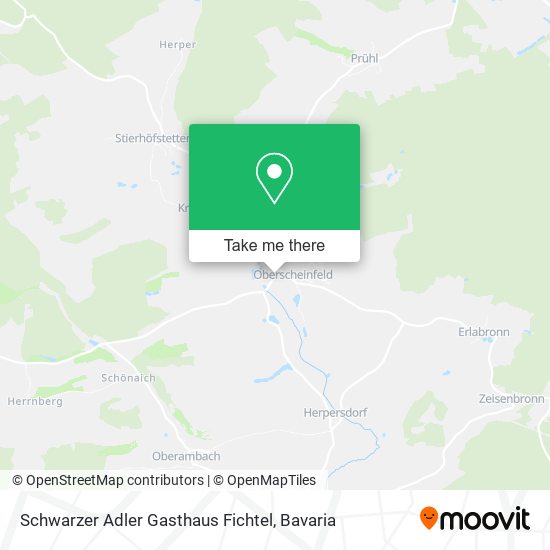 Schwarzer Adler Gasthaus Fichtel map