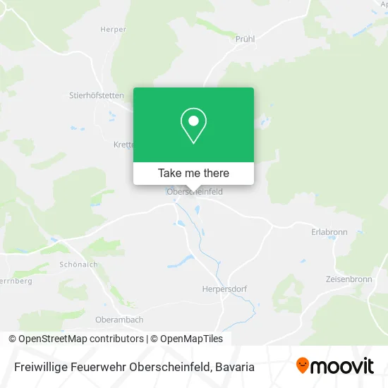 Карта Freiwillige Feuerwehr Oberscheinfeld