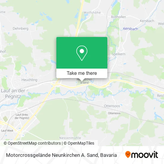 Карта Motorcrossgelände Neunkirchen A. Sand