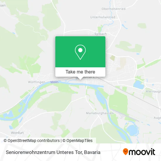 Карта Seniorenwohnzentrum Unteres Tor