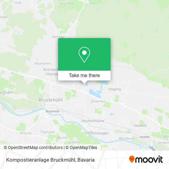 Карта Kompostieranlage Bruckmühl
