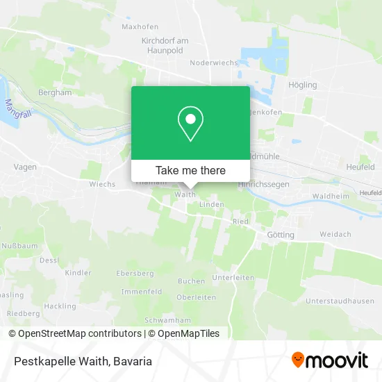Карта Pestkapelle Waith
