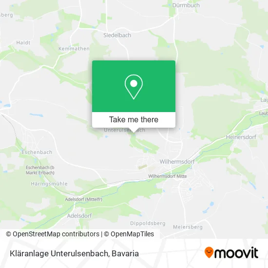 Карта Kläranlage Unterulsenbach