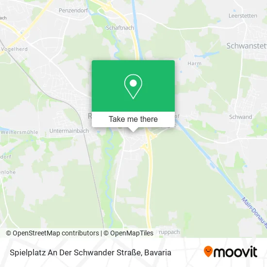 Карта Spielplatz An Der Schwander Straße