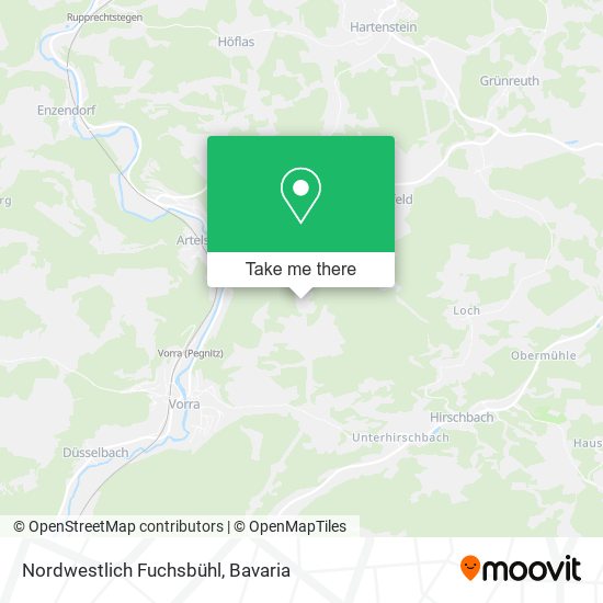 Nordwestlich Fuchsbühl map