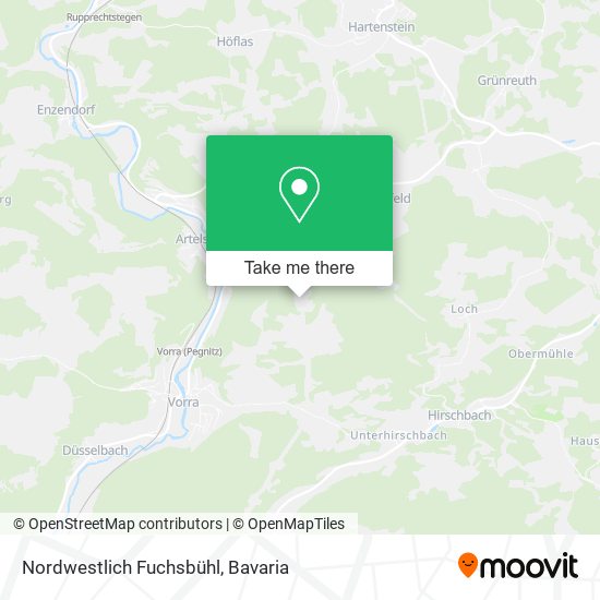 Карта Nordwestlich Fuchsbühl