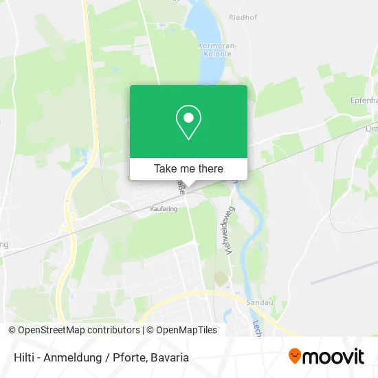 Карта Hilti - Anmeldung / Pforte