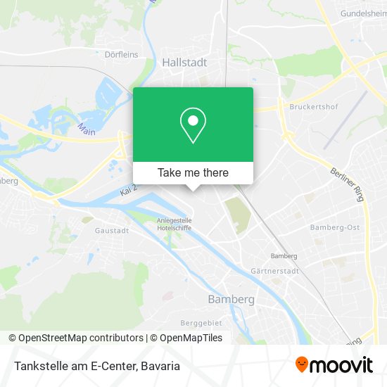 Tankstelle am E-Center map